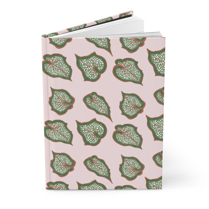 Begonia Pattern Hardcover Journal