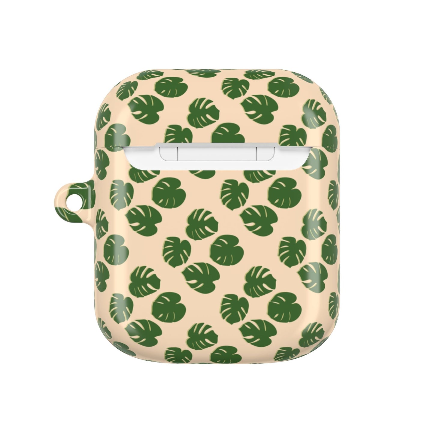 Monstera Pattern AirPod Case