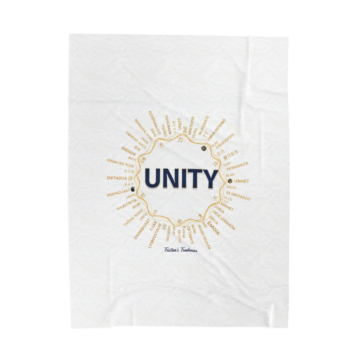 UNITY Velveteen Blanket | sober curious, Dry January mocktail pride