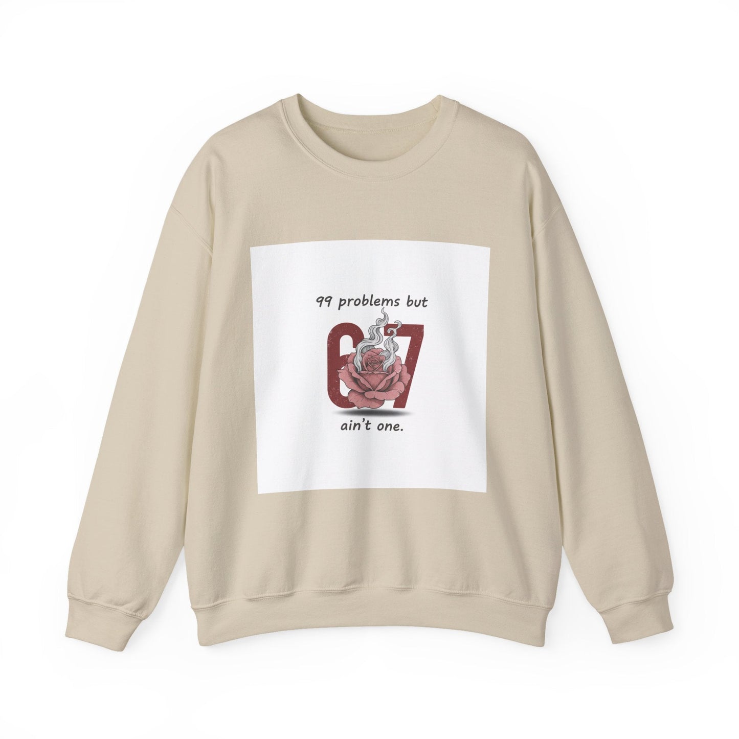 Weird Cupid Graphic Sweatshirt | quirky heart shirt, chaotic love design