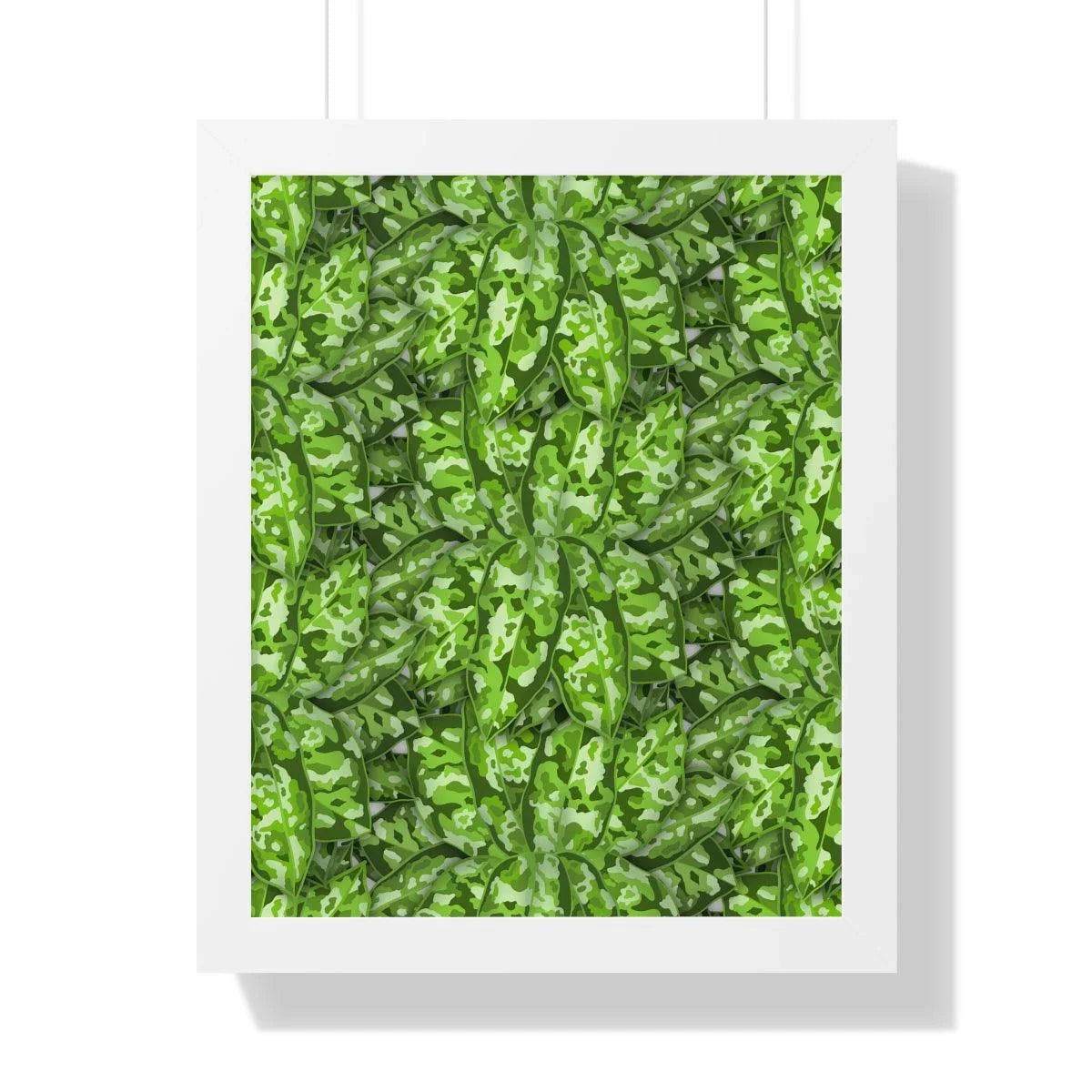 Aglaonema Pictum Framed Print – Botanical Wall Art
