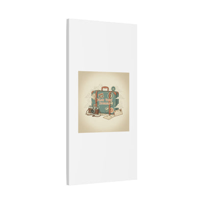 Pack Your Dreams Canvas | Retro Travel Postcard, Wanderlust Passport Stamp Art