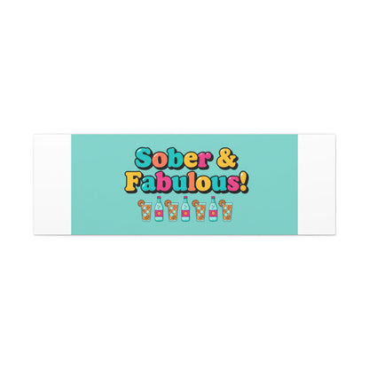 Sober & Fabulous! Canvas | Dry January, Mocktail Trend