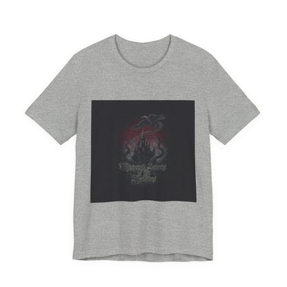 Medieval Castle Emblem Tee | Castlecore Gothic Blackletter T‑Shirt