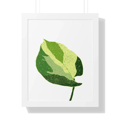 Manjula Pothos Illustrated Framed Print – Botanical Wall Art