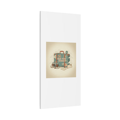Pack Your Dreams Canvas | Retro Travel Postcard, Wanderlust Passport Stamp Art