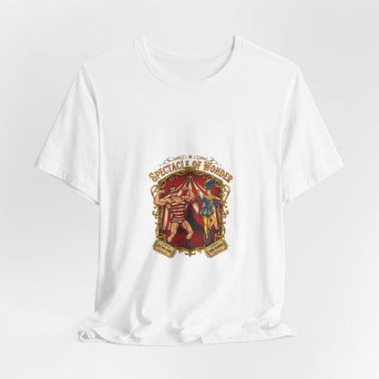 "Spectacle of Wonder" Vintage Circus T-Shirt | Retro Carnival Graphic Tee