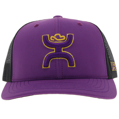 HOOey Louisiana State University "LSU" ( Purple/Black) - Trucker Cap