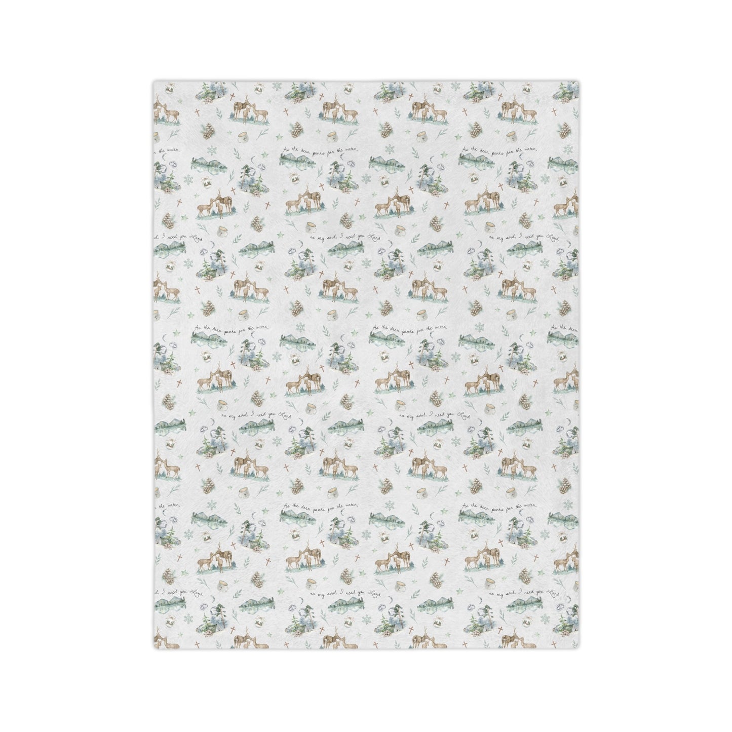 My Soul Longs Minky Blanket