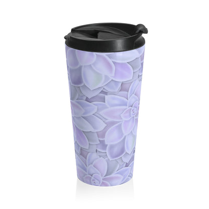 Graptopetalum Murasaki Succulent 15 oz Vacuum Insulated Stainless Steel Travel Tumbler