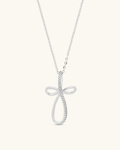 Loop Cross Necklace