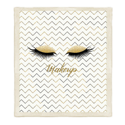 Thickened Double-layer Eye  Digital Printed Airable Cover Square Blanket
