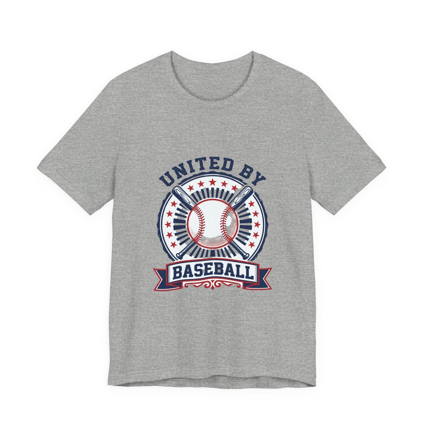 United by Baseball Tee | Patriotic Baseball Shirt, Vintage Red White Blue
