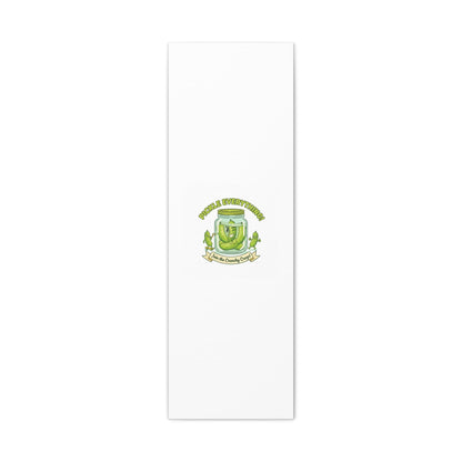 Pickle Everything! Matte Canvas | Brine Design, Pickle Lover Art