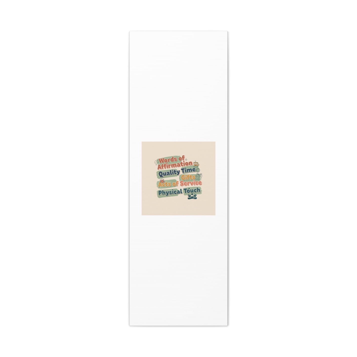 Love Languages List Matte Canvas Wall Art | love language meme, relationship humor
