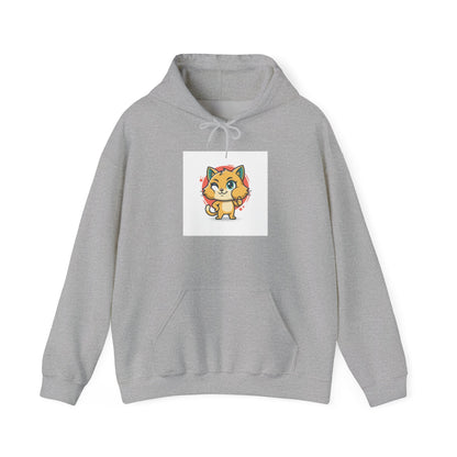 Cheeky Rodent Kitty Charm Hoodie | Rodent-Core, quirky animal design