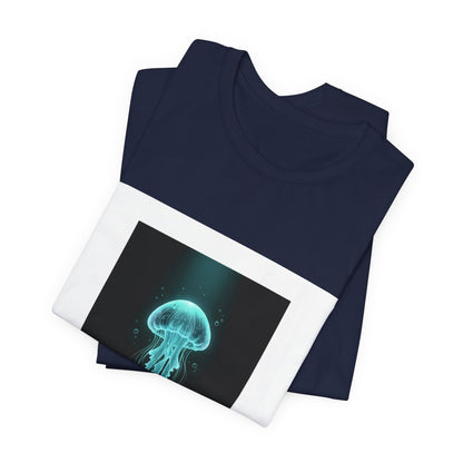 Jellyfish Specimen T-Shirt | Bioluminescent Deep Sea Graphic Tee