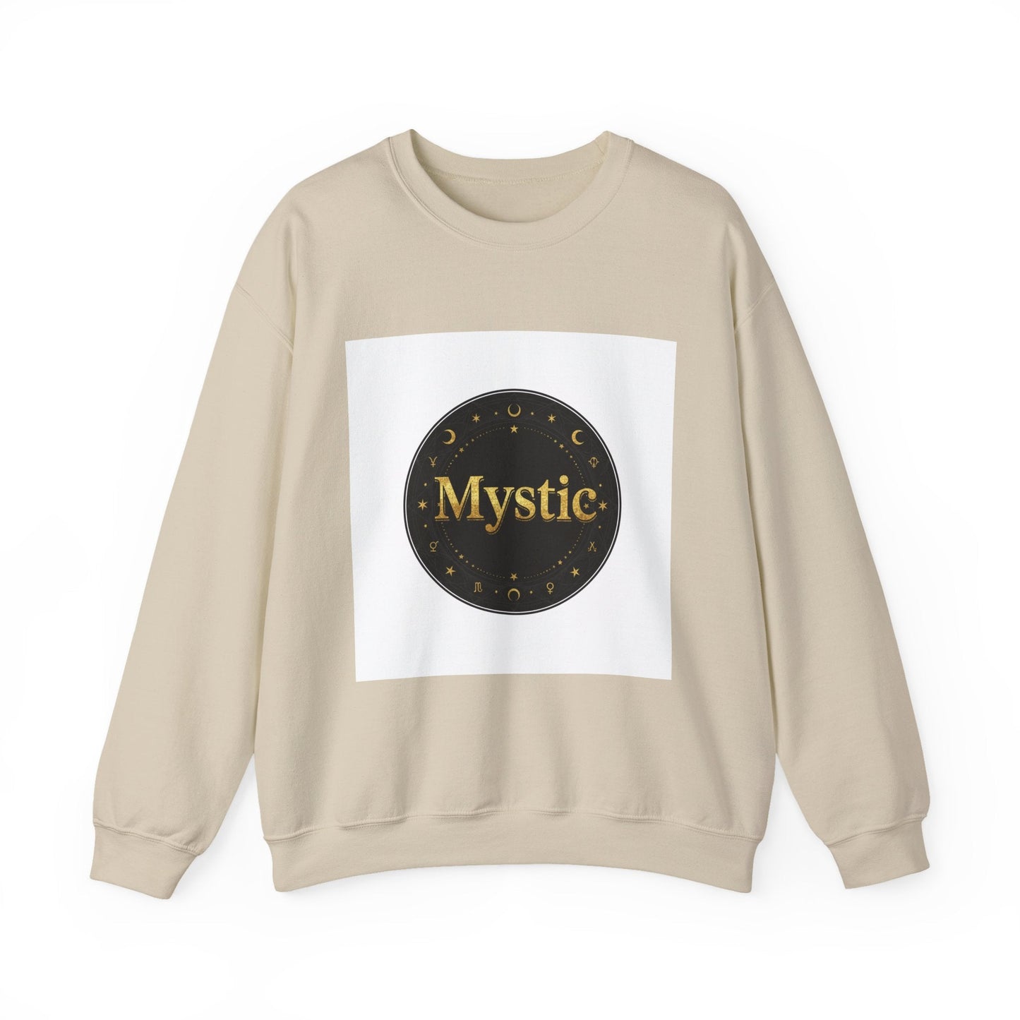 Mystic circle occult typography Sweatshirt | tarot typography, esoteric print