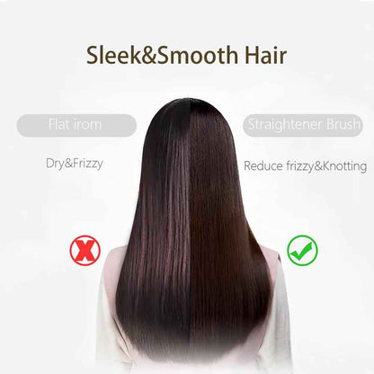 Hair Straightener Comb Hair Electric Brush Comb Irons Auto Straight Hair Comb