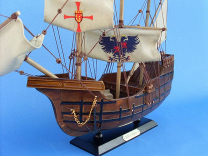 Wooden Santa Maria Limited Tall Model Ship 20""