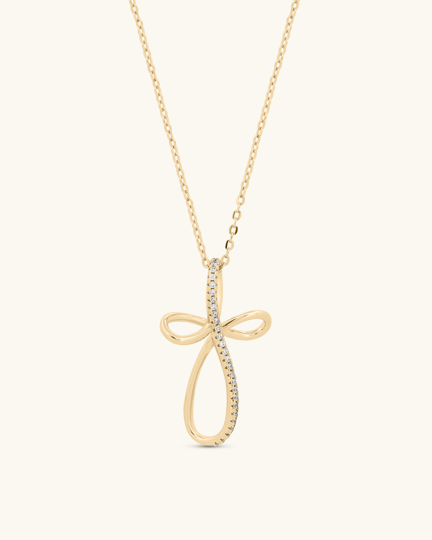 Loop Cross Necklace