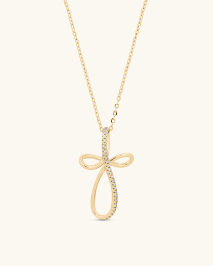 Loop Cross Necklace