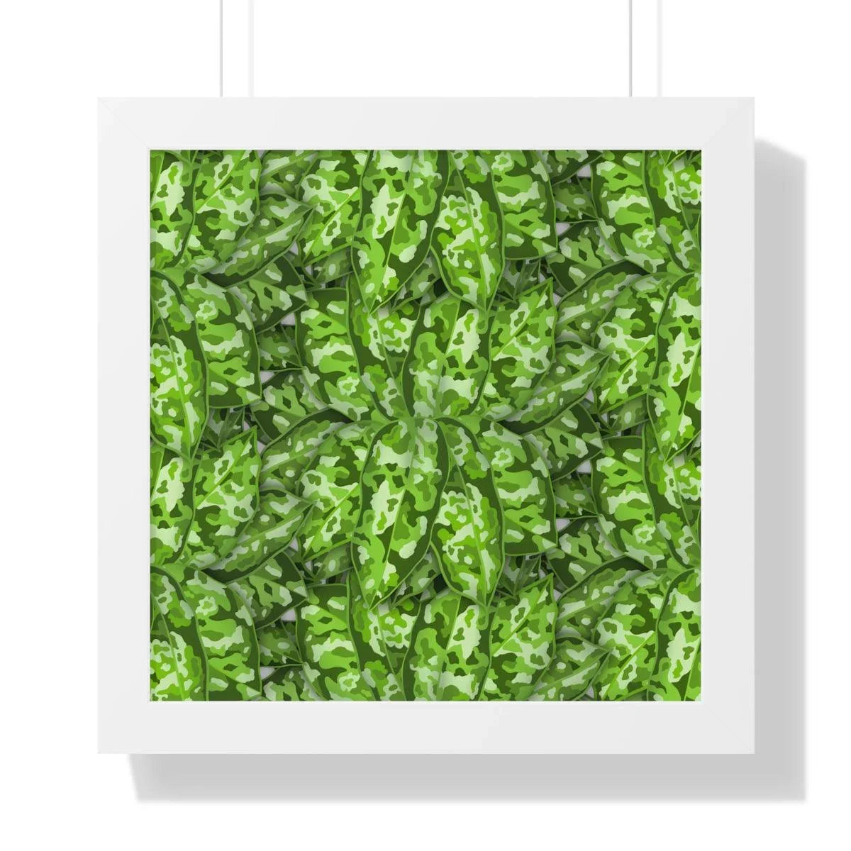 Aglaonema Pictum Framed Print – Botanical Wall Art