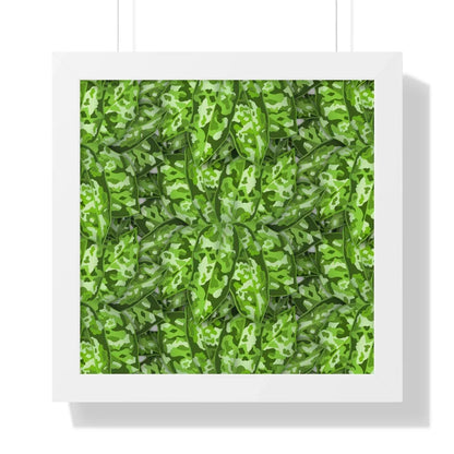 Aglaonema Pictum Framed Print – Botanical Wall Art