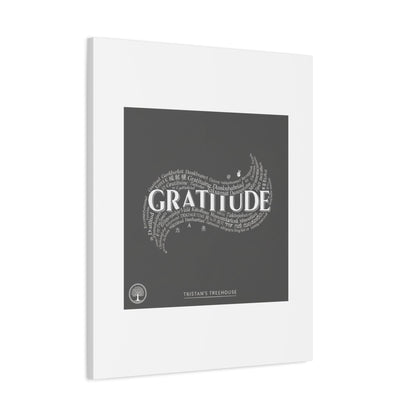 Gratitude Wall Art Matte Canvas | Tiny Treats, sweet uplifting print