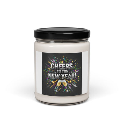 Cheers to the New Year Candle | NYE decor, champagne countdown soy jar