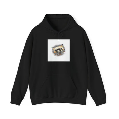 Glitch Tape Patch Hoodie | analog error, retro-tech static