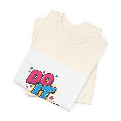 Do It Anyway Shirt | Maximalist Typography, Bold Stacked Text
