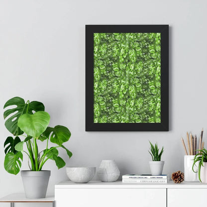 Aglaonema Pictum Framed Print – Botanical Wall Art