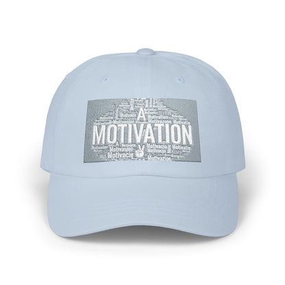 Motivation Is a Universal Language Dad Cap — Classic Embroidered Baseball Hat