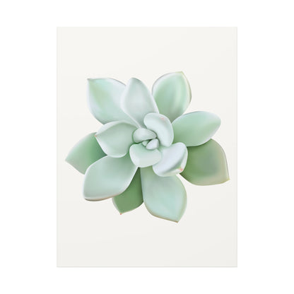 Pachyveria Haagei Succulent Canvas Print – Botanical Wall Art