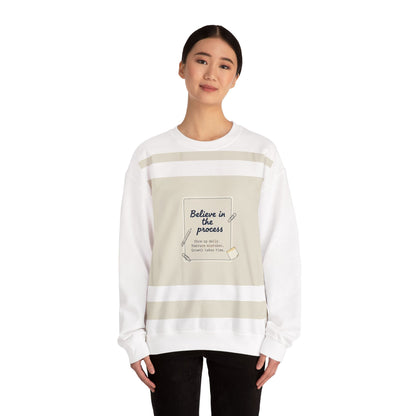 Believe in the Process Sweatshirt | note to self, post‑it note design