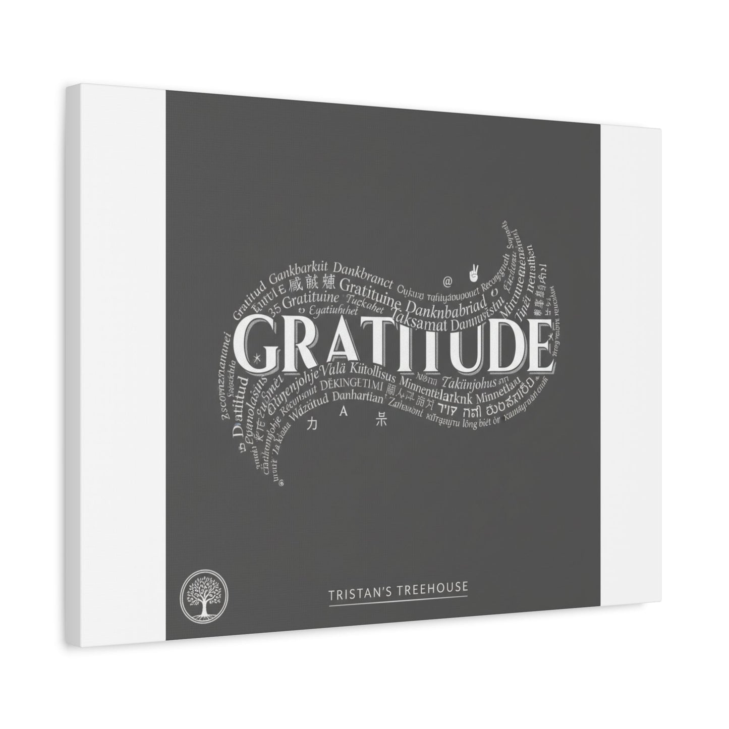Gratitude Wall Art Matte Canvas | Tiny Treats, sweet uplifting print