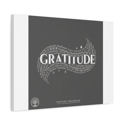 Gratitude Wall Art Matte Canvas | Tiny Treats, sweet uplifting print