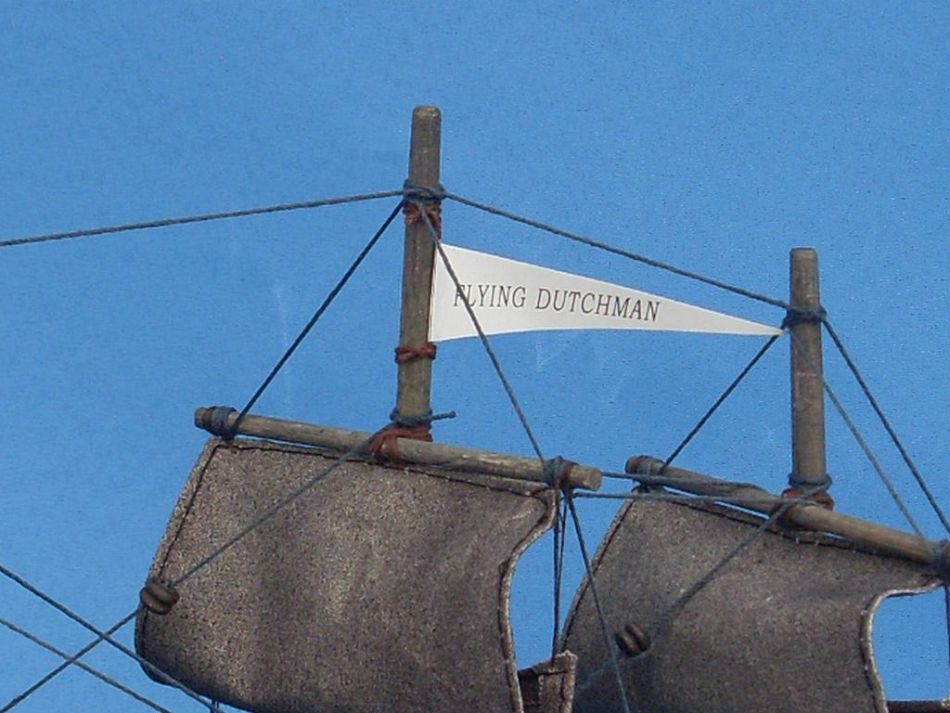 Wooden Flying Dutchman Model Pirate Ship 20""