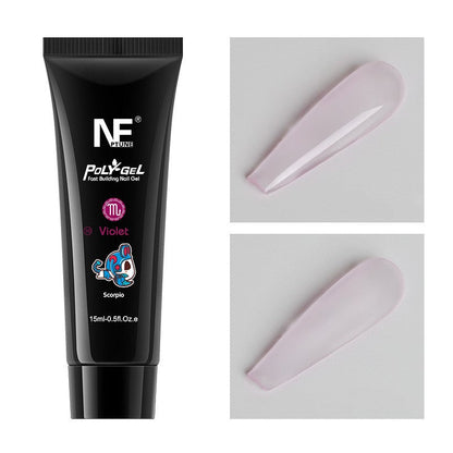 Nail art quick-drying multicolor extension glue
