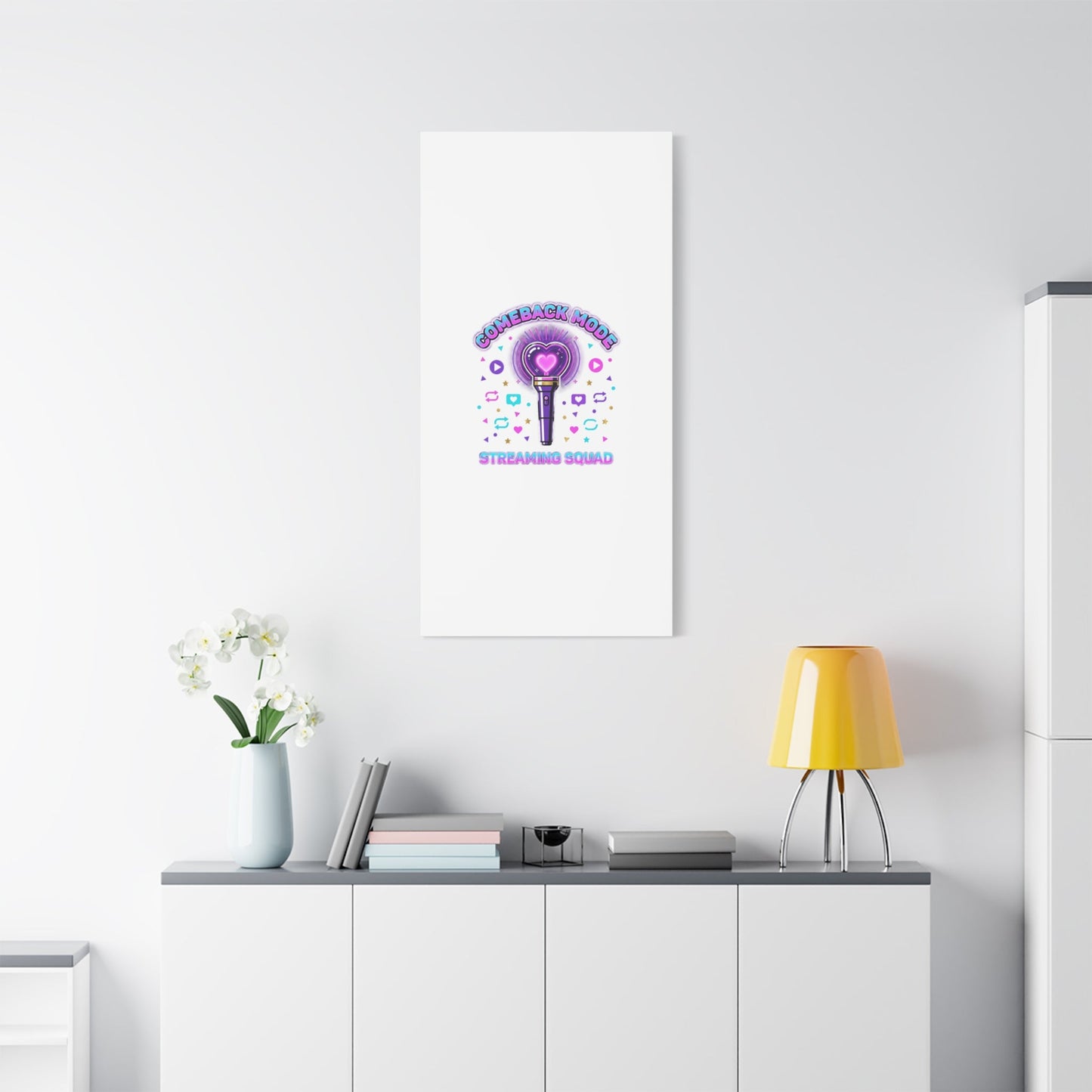 Comeback Mode Lightstick Canvas | K-pop Comeback, Streaming Squad