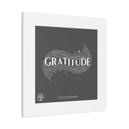 Gratitude Wall Art Matte Canvas | Tiny Treats, sweet uplifting print