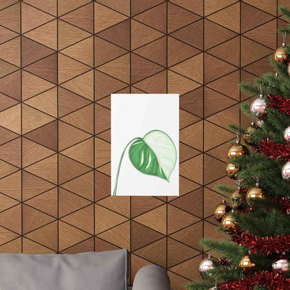 Monstera Albo Botanical Print – Unframed Wall Art