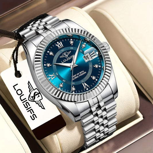 Men's High-end Watch Trend Fashion Business Calendar Luminous Quartz Watch
