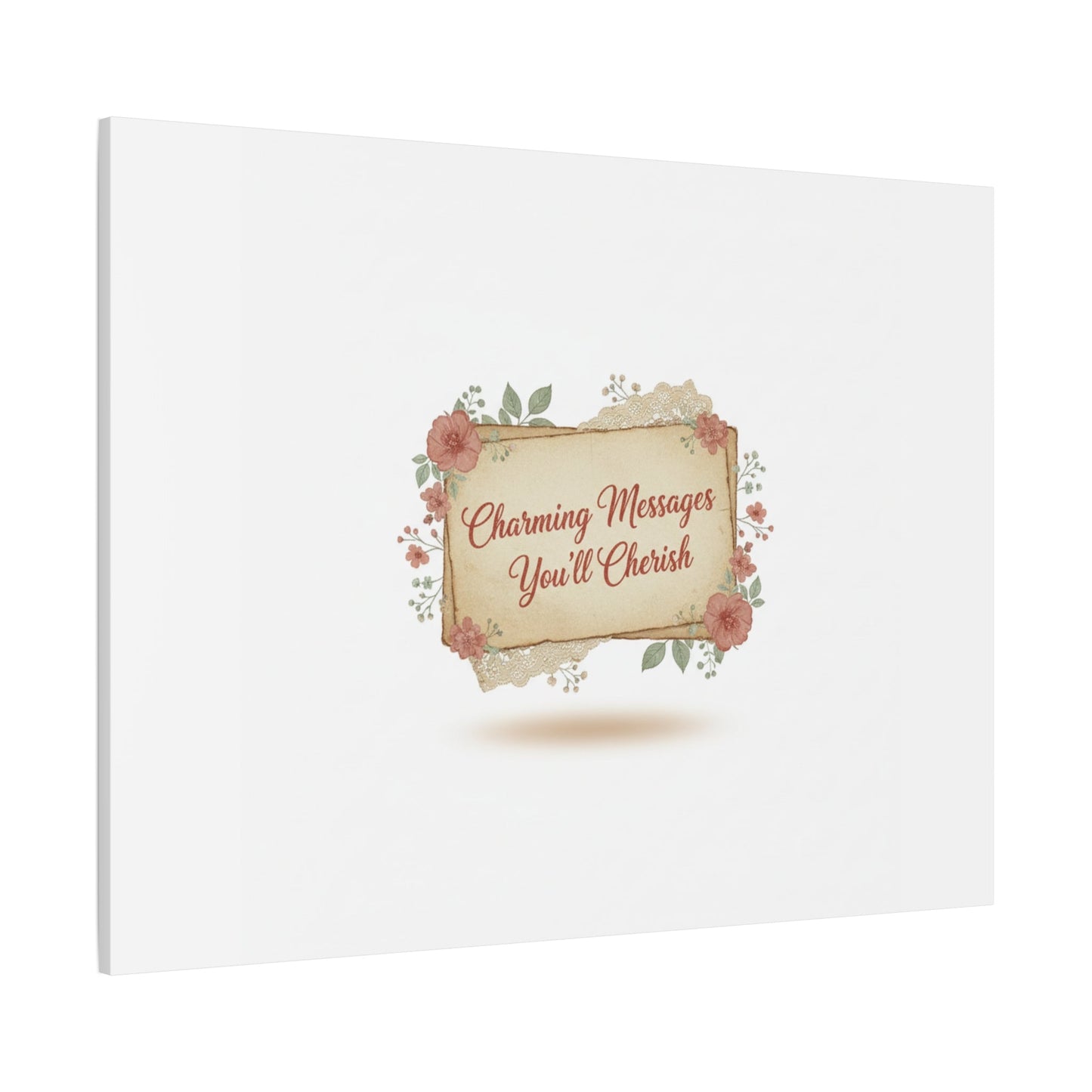 Love Letter Collage Canvas, Vintage Letter Art, Wax Seal Romance Print