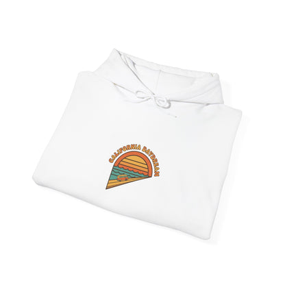 Golden Hour Retro Sunset Hoodie | 70s Sunset, Vintage Palm Postcard