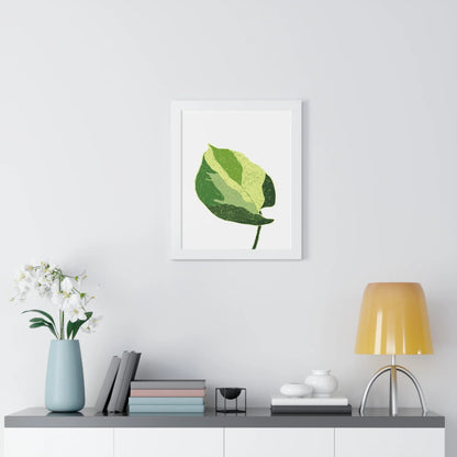 Manjula Pothos Illustrated Framed Print – Botanical Wall Art