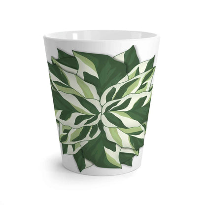 Calathea White Fusion Ceramic Mug 12 oz