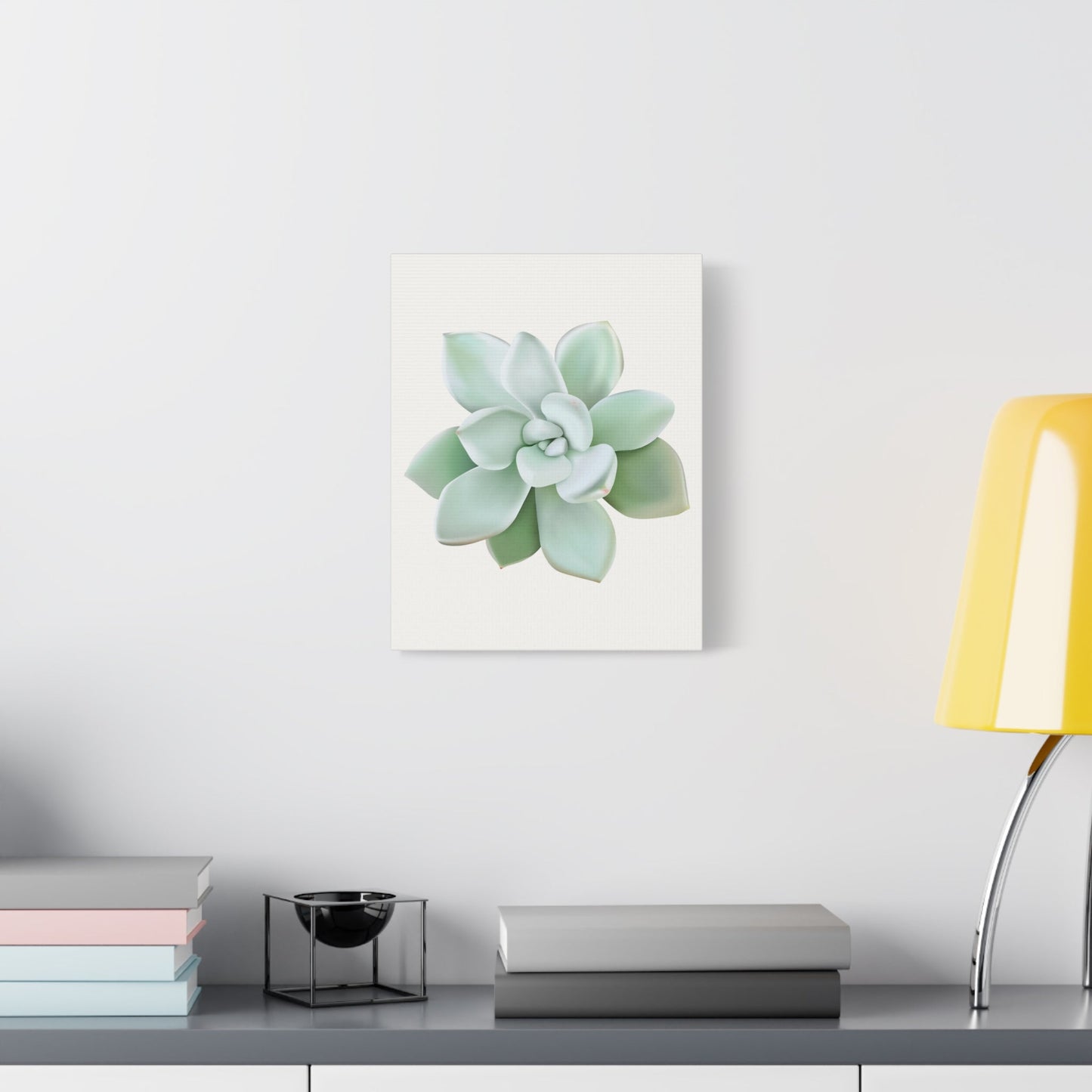 Pachyveria Haagei Succulent Canvas Print – Botanical Wall Art