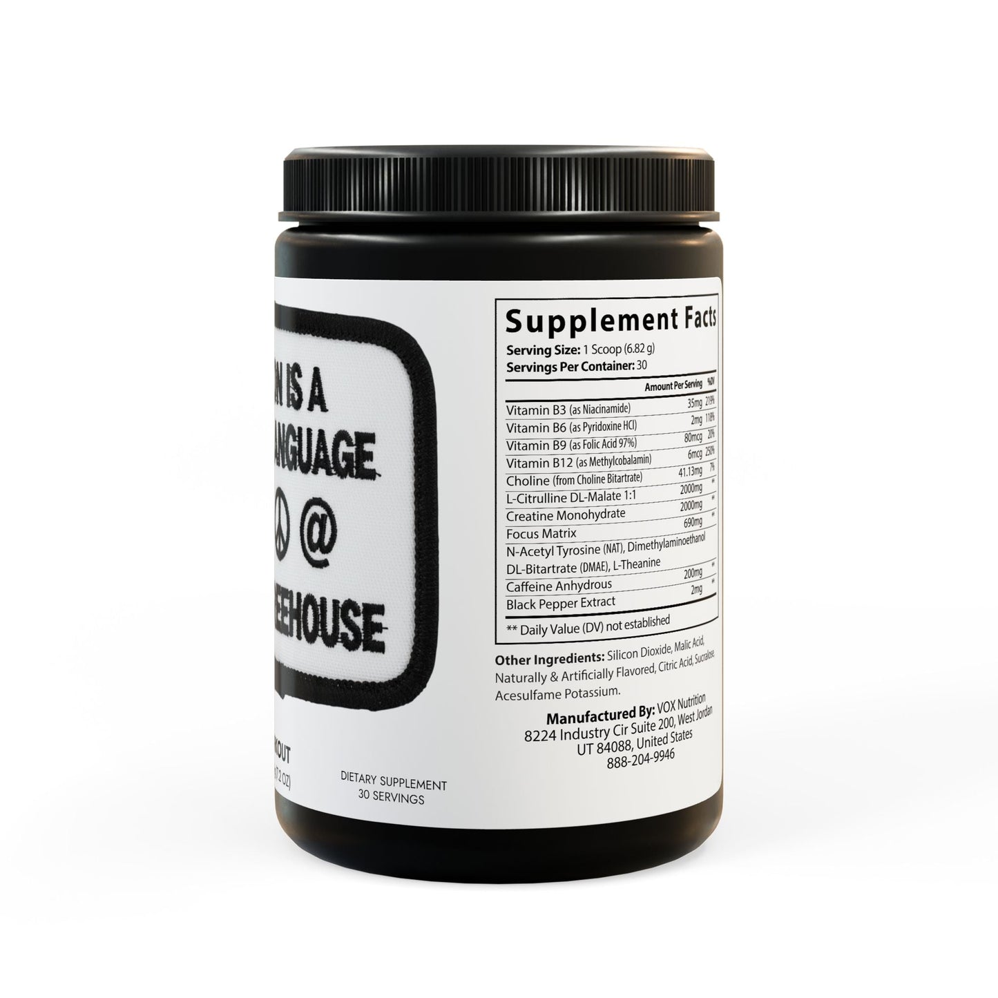 Pre-Workout Supplement, Fruit Punch (204g, 7.1oz)